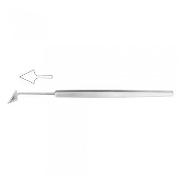 Jaeger Keratome Fig. 1 - Angled Stainless Steel, 13 cm - 5"